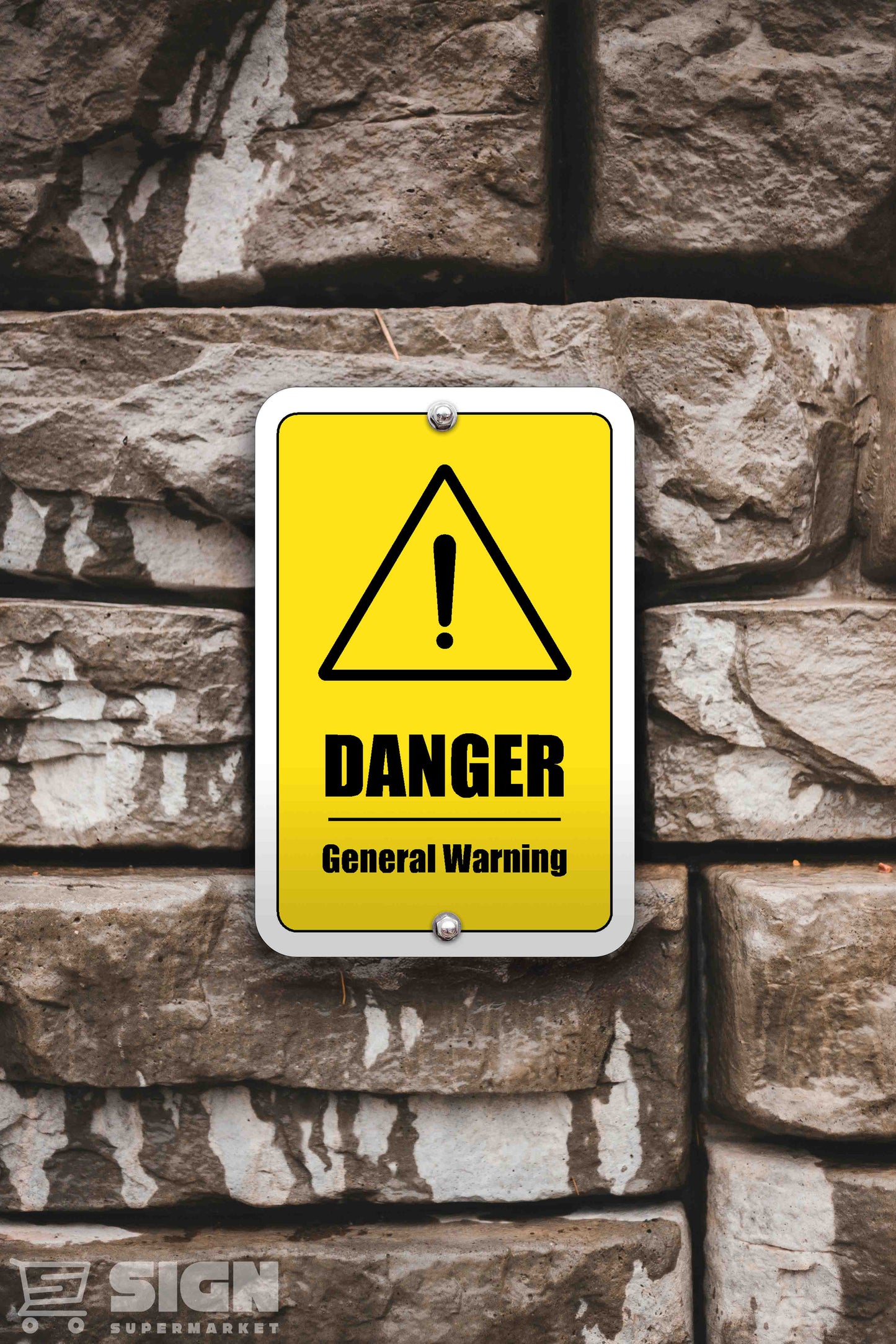 General Warning Sign 12" x 18"