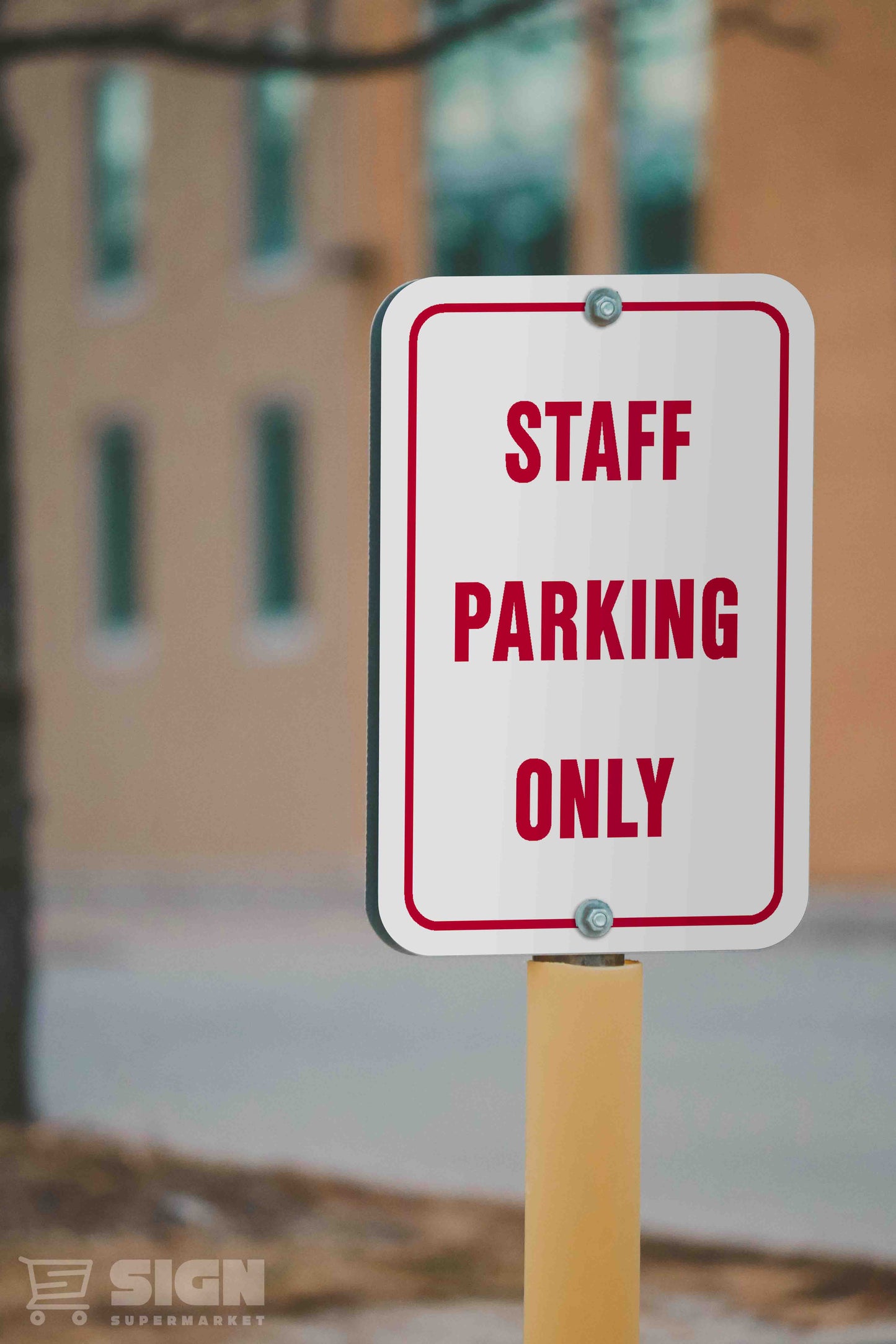 Staff Parking Only 12" x 18"