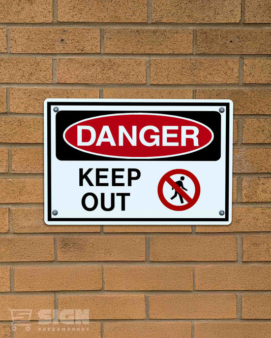 Danger Keep Out 12" x 18"