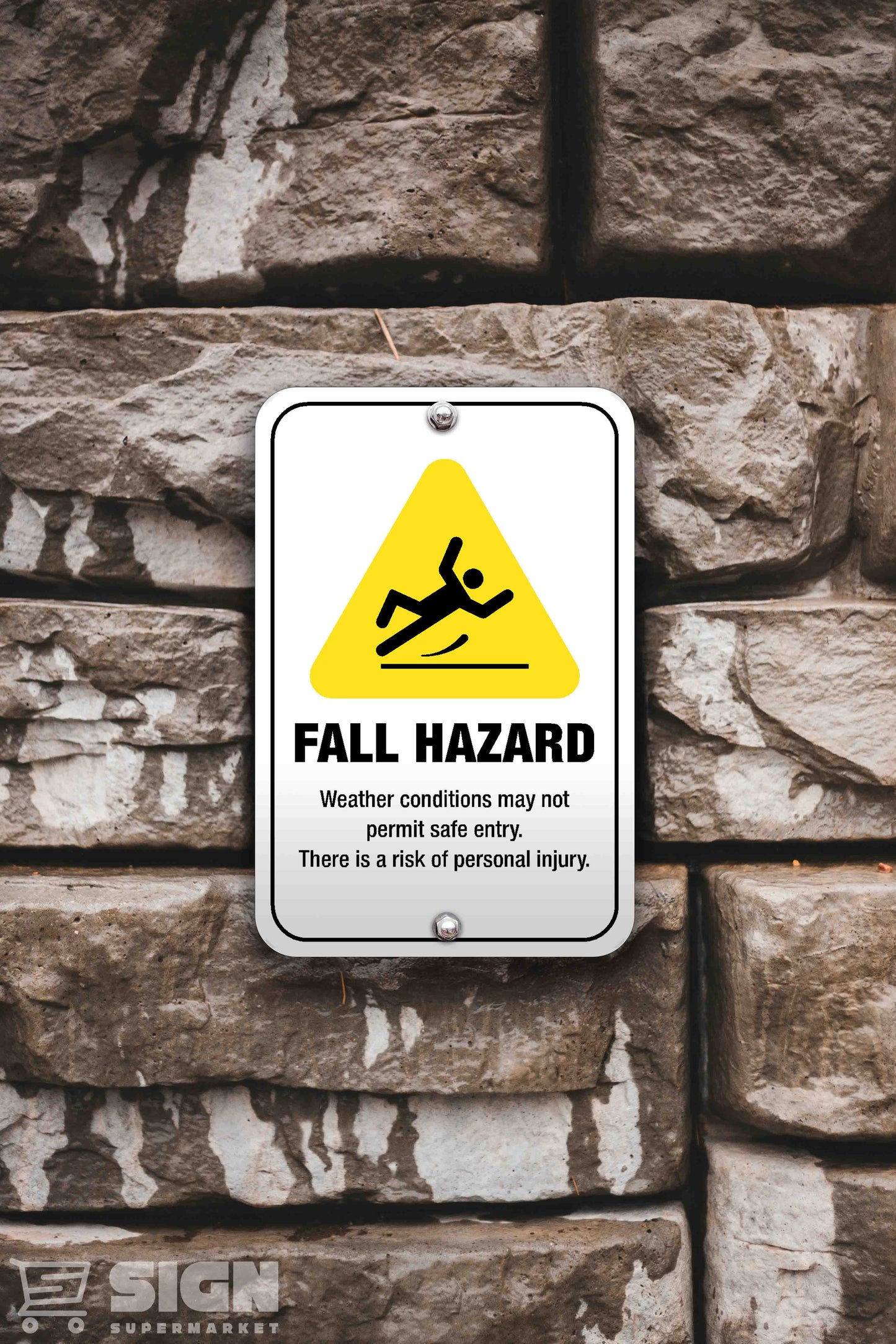 Fall Hazard 12" x 18"