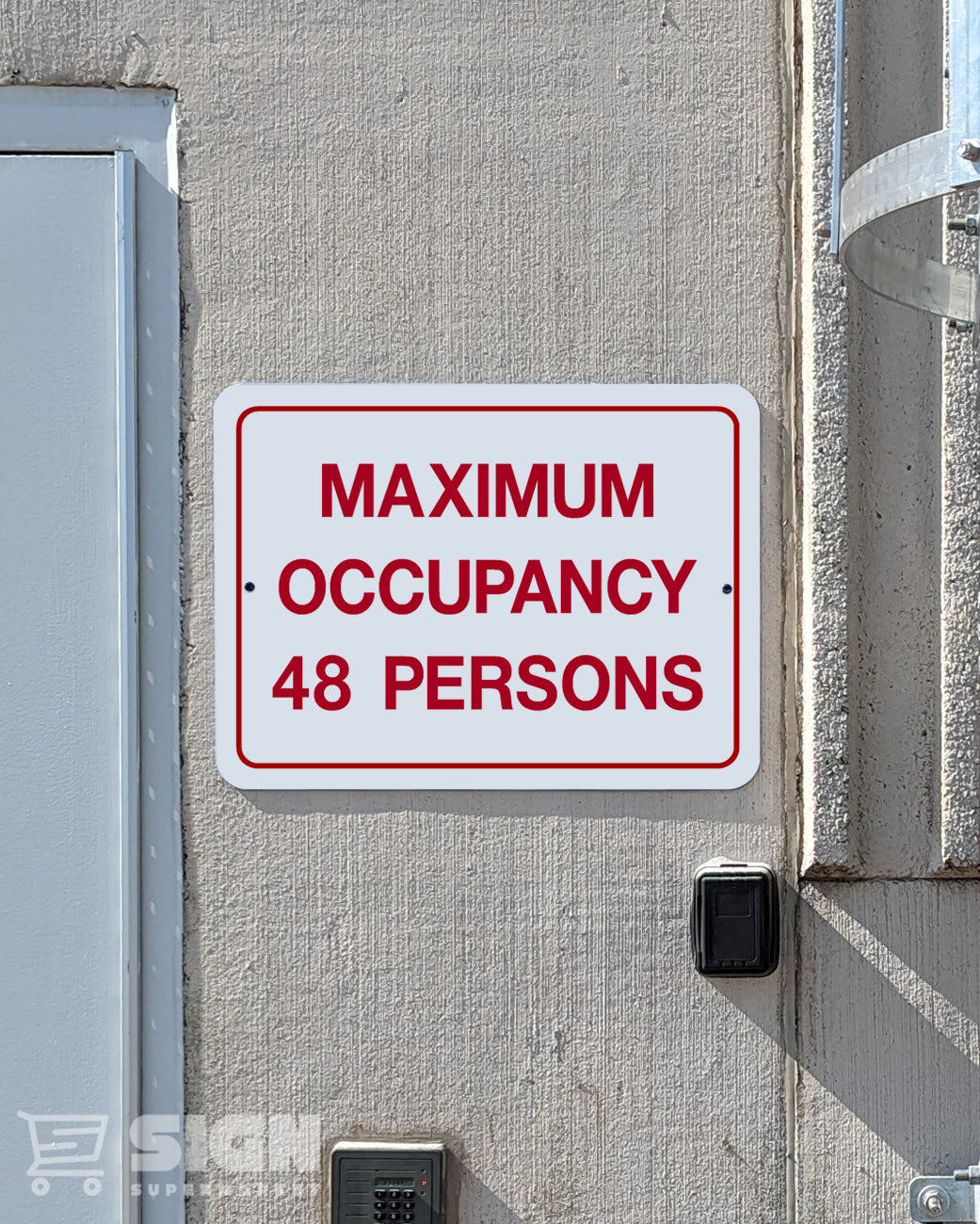 Total Occupancy Sign Maximum Occupancy – Safety Sign 18