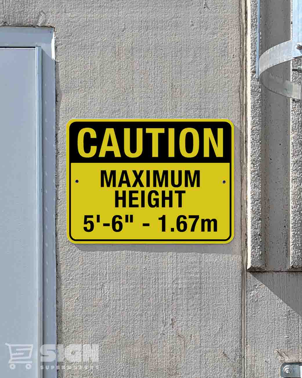 Maximum Height – Safety Sign 18" x 24"