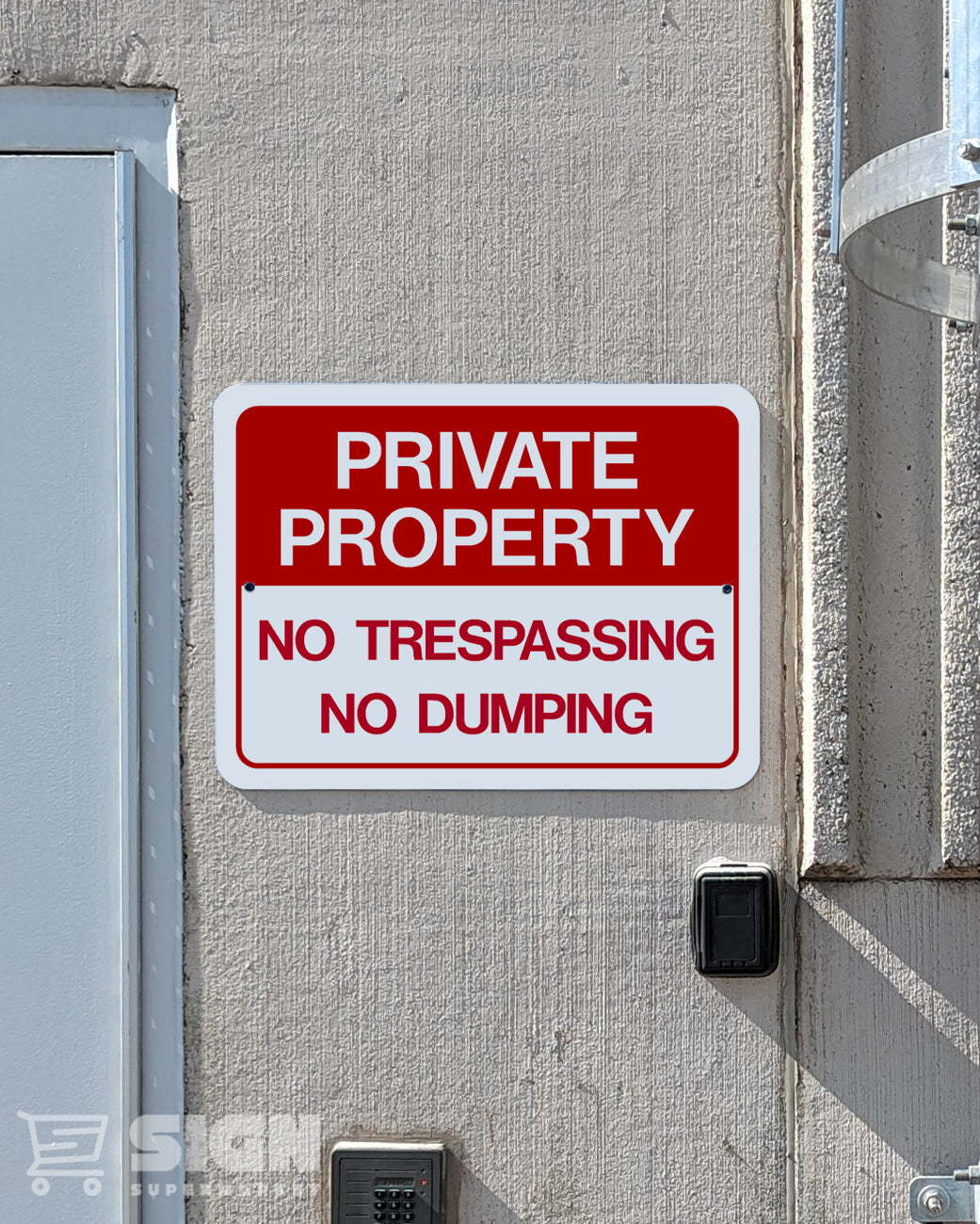No Trespassing or Dumping – Safety Sign 18" x 24"
