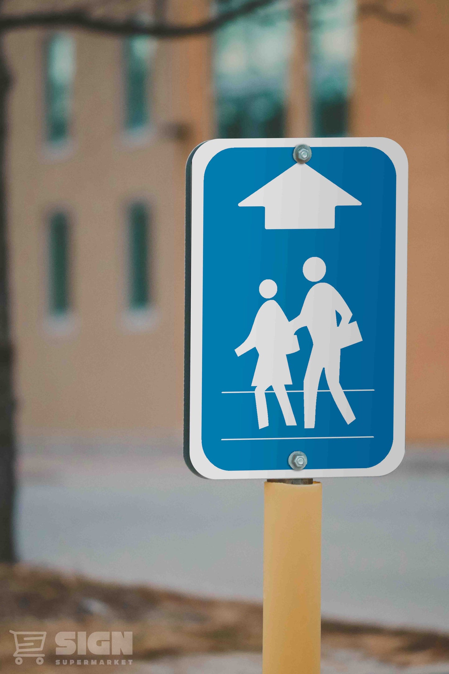 Pedestrians Ahead 12" x 18"