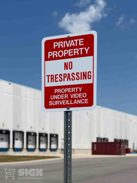 Private Property Video Surveillance 18" x 24"