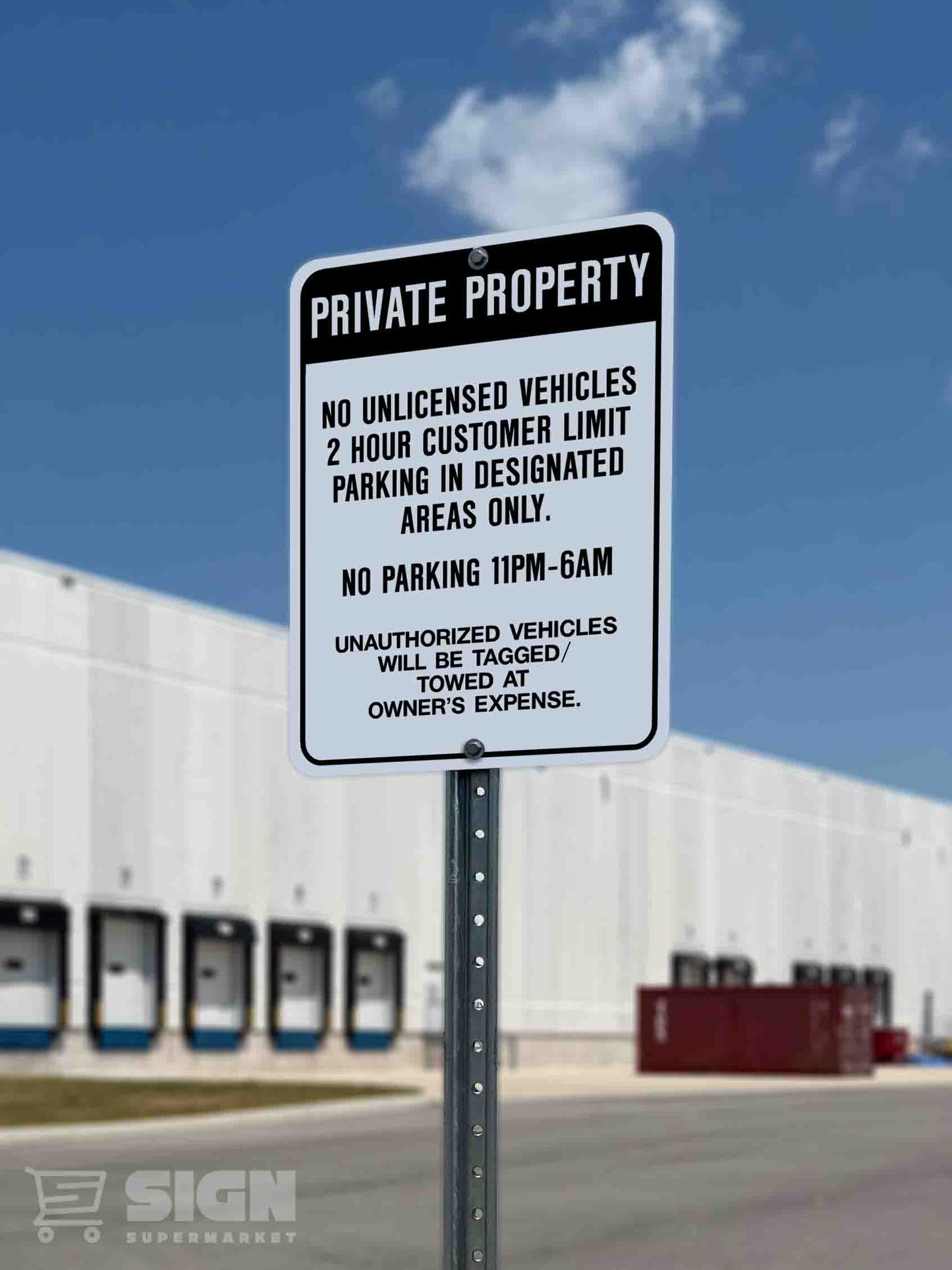 Private Property 18" x 24"