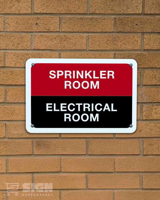 Sprinkler Electrical Room 12" x 18"