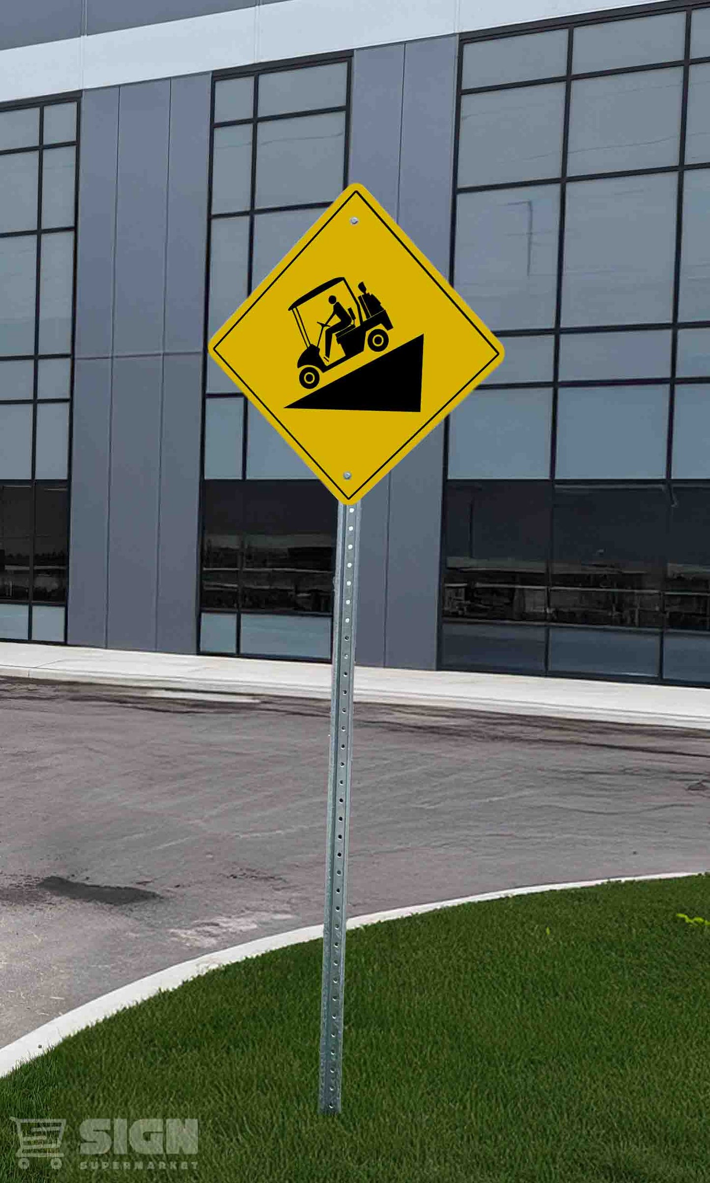 Steep Hill 24" x 24"