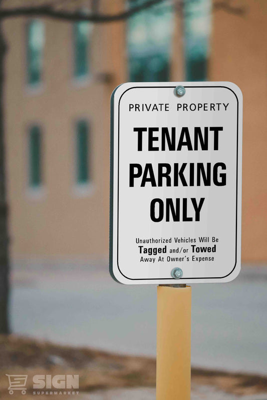 Tenant Parking 12" x 18"