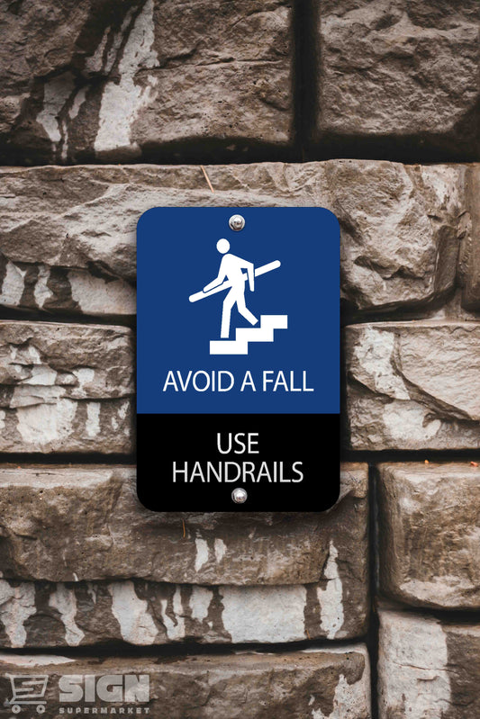 Use Handrails 12" x 18"